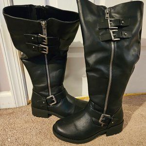 Torrid Black Knee High Boots